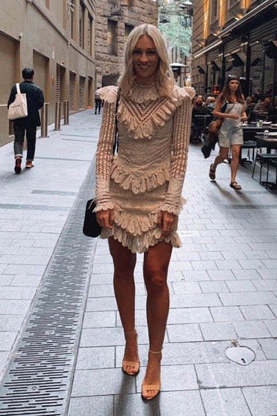 Hire Zimmermann Battenburg Mini Dress