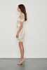 Gatsby Style Thurley Almost Famous White fully beaded mini dress with fringe tassels along the hem.