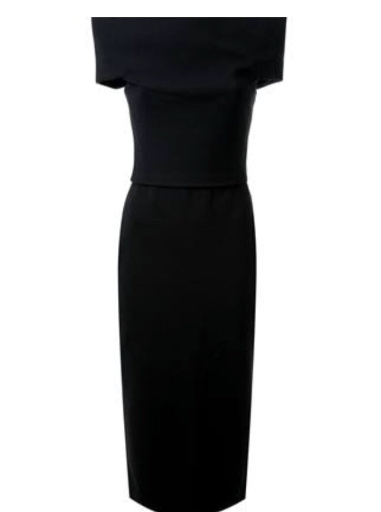 Crepe Knit Milano Dress - Black BeyondYourWardobe Crepe Knit Milano Dress - Black BeyondYourWardobe