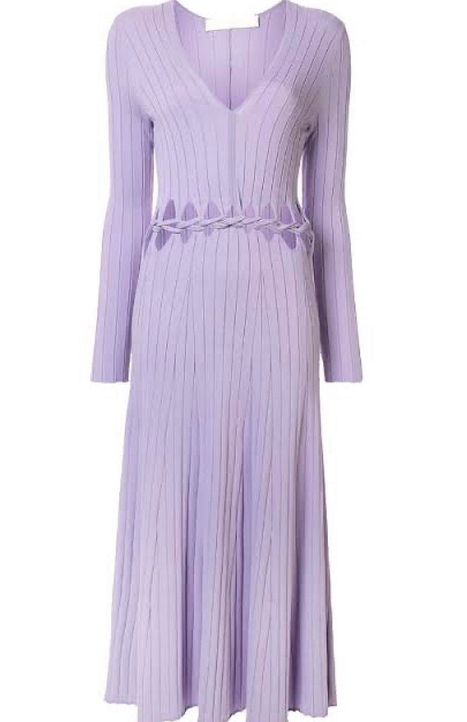 Pinnacle braid dress Violet